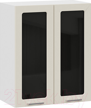 Изображение товара Шкаф навесной для кухни ТриЯ Габриэлла 1В6С (белый/крем)