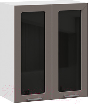 Изображение товара Шкаф навесной для кухни ТриЯ Габриэлла 1В6С (белый/муссон)