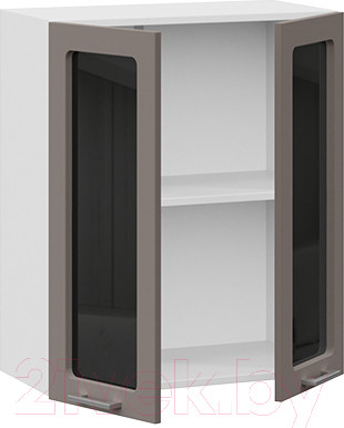 Изображение товара Шкаф навесной для кухни ТриЯ Габриэлла 1В6С (белый/муссон)