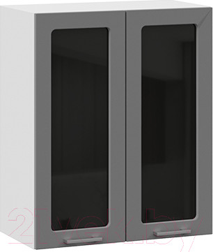 Изображение товара Шкаф навесной для кухни ТриЯ Габриэлла 1В6С (белый/титан)