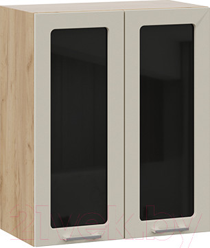 Изображение товара Шкаф навесной для кухни ТриЯ Габриэлла 1В6С (дуб крафт золотой/крем)