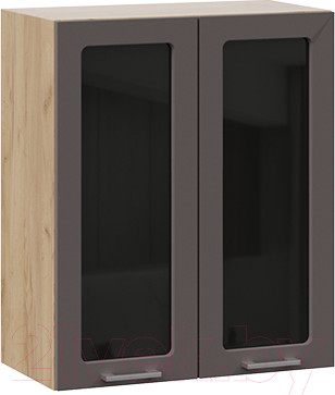 Изображение товара Шкаф навесной для кухни ТриЯ Габриэлла 1В6С (дуб крафт золотой/муссон)