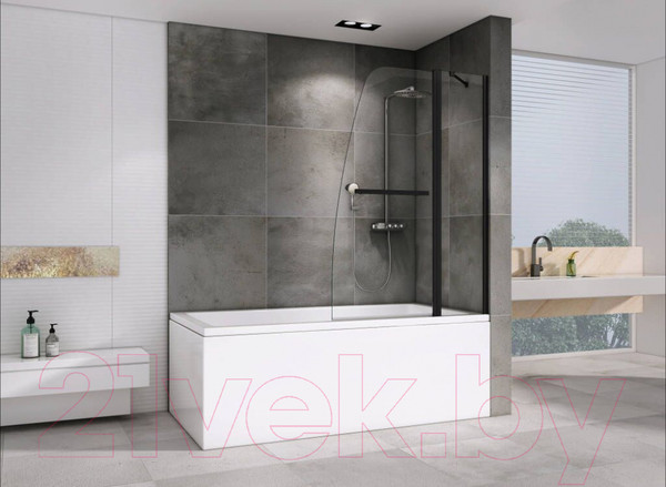 Изображение товара Стеклянная шторка для ванны Abber Ewiges Wasser AG50100B