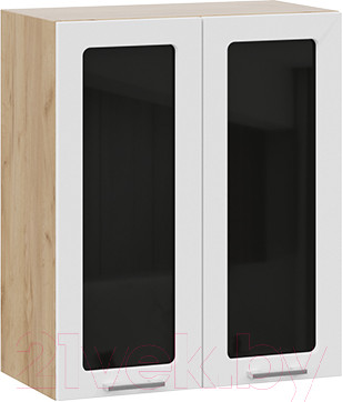 Изображение товара Шкаф навесной для кухни ТриЯ Габриэлла 1В6С (дуб крафт золотой/сноу)