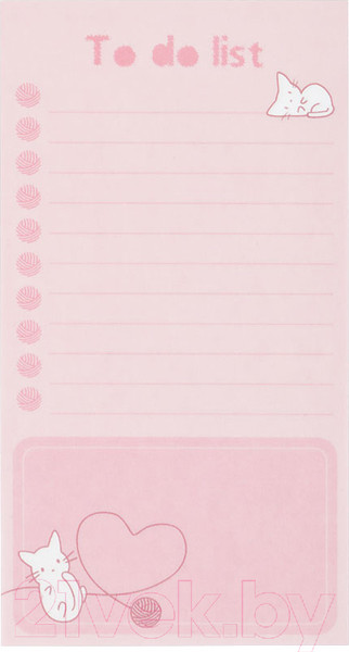 Изображение товара Бумага для заметок Meshu Kitten / MS_46564