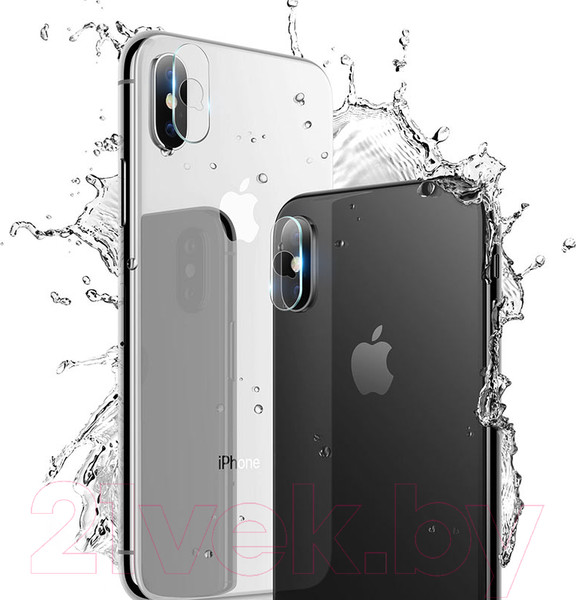 Изображение товара Защитная пленка для камеры телефона Hoco V11 для iPhoneX/XS/XS Max (2шт, прозрачный)