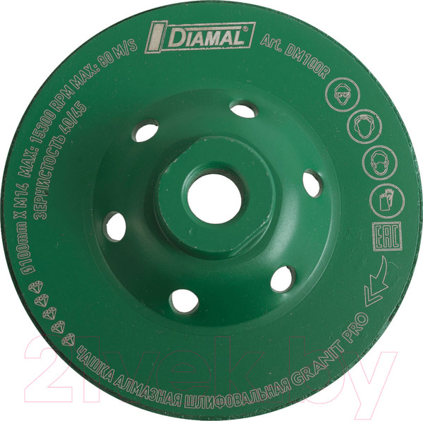 Изображение товара Алмазная чашка Diamal DM100R