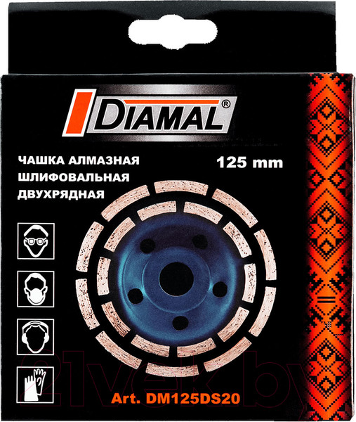 Изображение товара Алмазная чашка Diamal DM125DS20