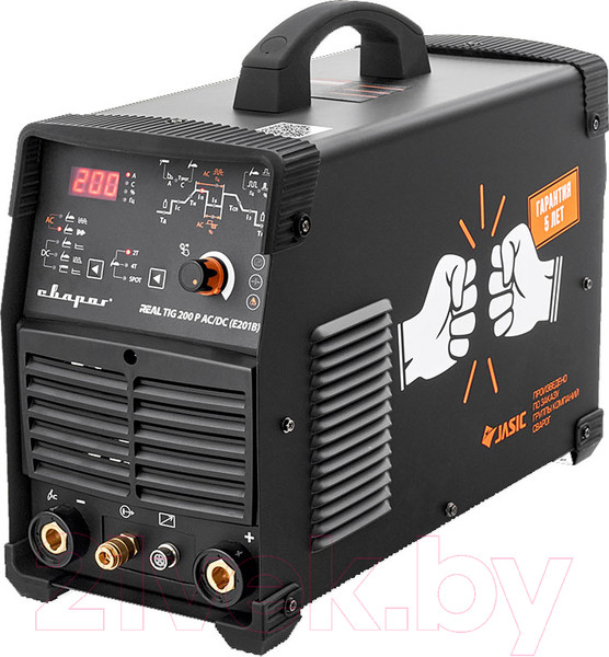 Изображение товара Инвертор сварочный Сварог TIG 200 P AC/DC REAL E201В Black / 99292 (маска+педаль+перчатки)