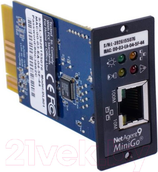 Изображение товара Сетевой адаптер PowerMan SNMP DL801/DJ801