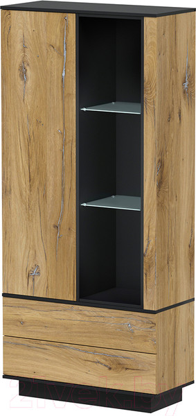 Изображение товара Горка Интерлиния Quartz-1 (дуб нокс/черный)