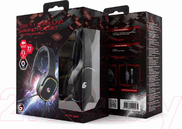 Изображение товара Наушники-гарнитура Gembird GHS-SANPO-S300