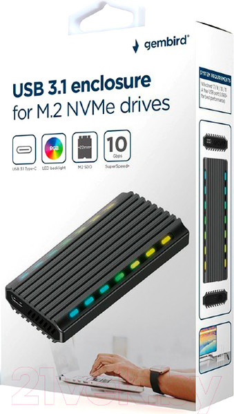Изображение товара Бокс для жесткого диска Gembird EE2280-U3C-03