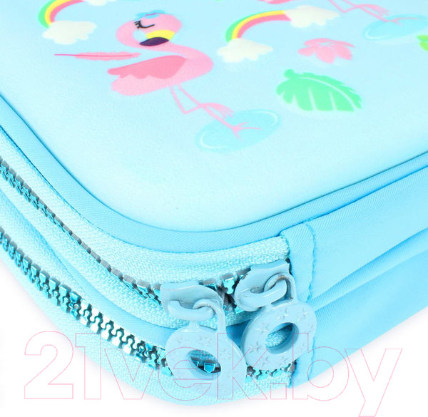 Изображение товара Пенал Darvish Flamingo + ручки и антистресс / DV-LCH802-24