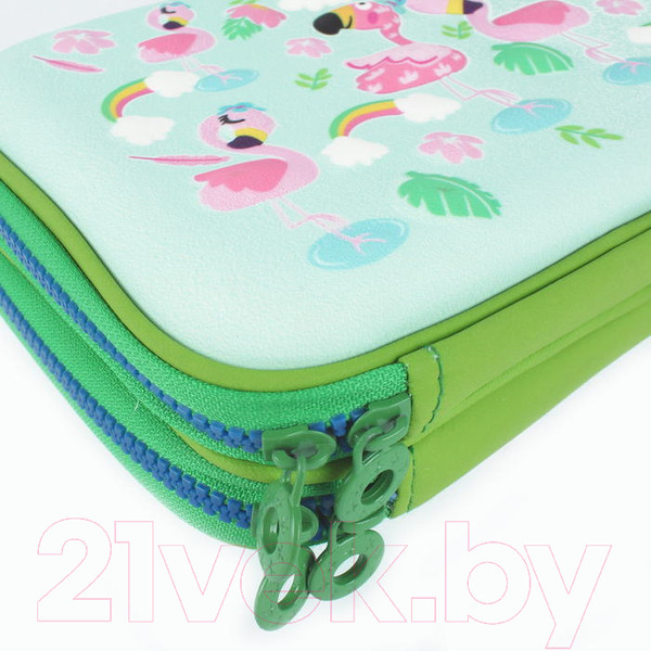 Изображение товара Пенал Darvish Flamingo + ручки и антистресс / DV-LCH802-23