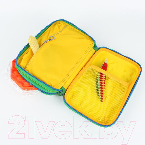 Изображение товара Пенал Darvish Flamingo + ручки и антистресс / DV-LCH802-23