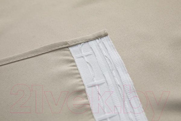Изображение товара Шторы Casa Conforte Блэкаут 150x270 / 6176918 (2шт, однотонный карамель лента)