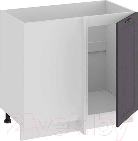 Изображение товара Шкаф под мойку ТриЯ Лина 1Н9У (белый/графит)