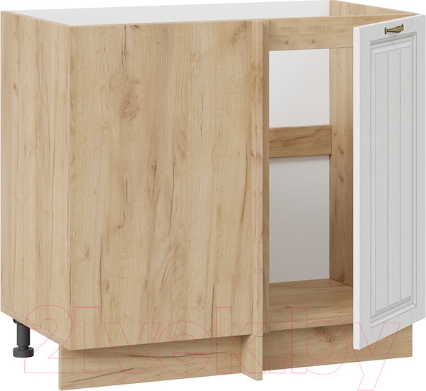 Изображение товара Шкаф под мойку ТриЯ Лина 1Н9У (дуб крафт золотой/белый)