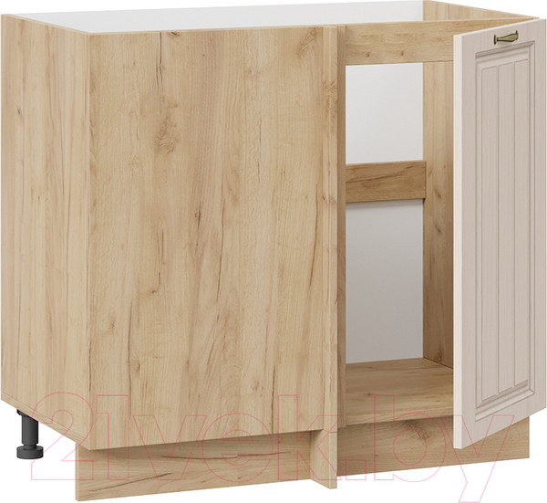 Изображение товара Шкаф под мойку ТриЯ Лина 1Н9У (дуб крафт золотой/крем)
