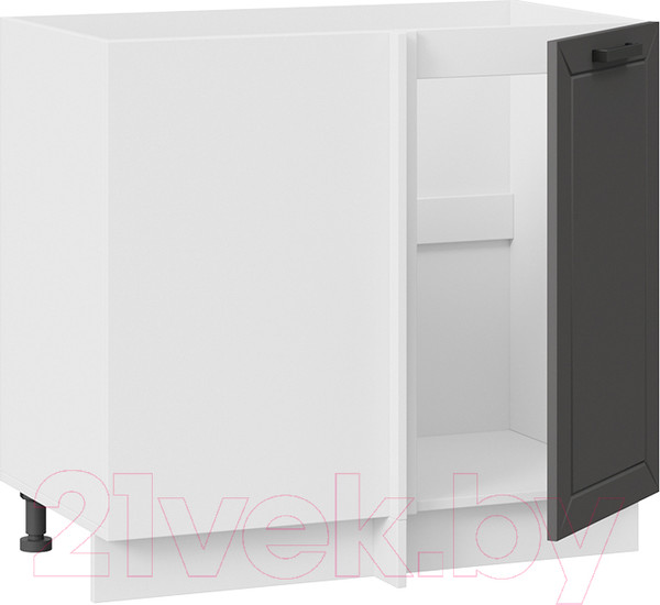 Изображение товара Шкаф под мойку ТриЯ Лорас 1Н9У (белый/холст вулкан)