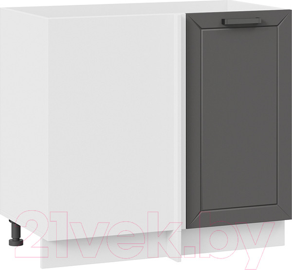Изображение товара Шкаф под мойку ТриЯ Лорас 1Н9У (белый/холст вулкан)