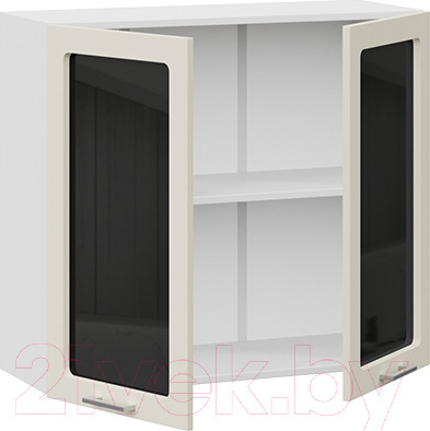 Изображение товара Шкаф навесной для кухни ТриЯ Габриэлла 1В8С (белый/крем)