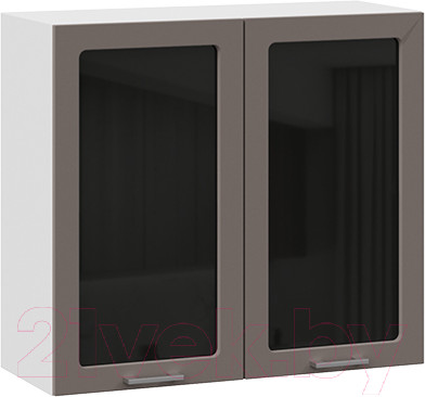 Изображение товара Шкаф навесной для кухни ТриЯ Габриэлла 1В8С (белый/муссон)