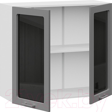 Изображение товара Шкаф навесной для кухни ТриЯ Габриэлла 1В8С (белый/титан)