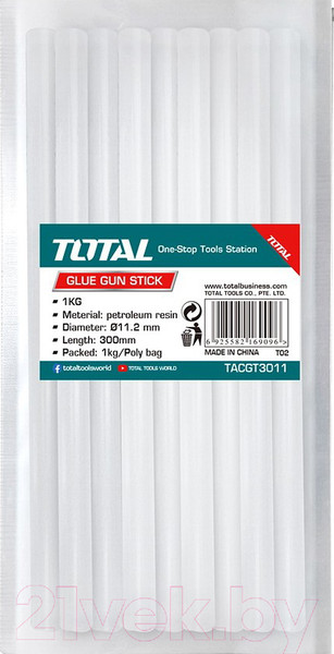 Изображение товара Клеевые стержни TOTAL TACGT3011