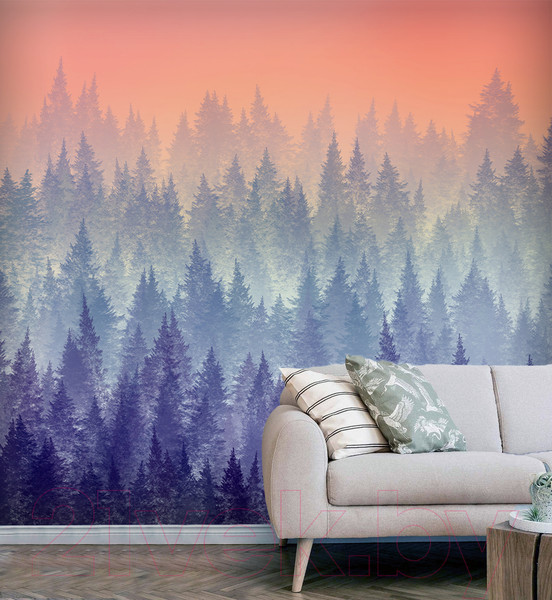 Изображение товара Фотообои листовые Vimala Красочный лес (270x300)