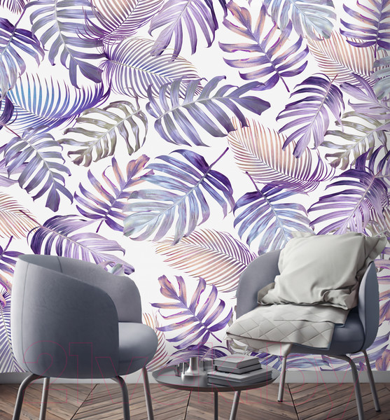 Изображение товара Фотообои листовые Vimala Монстера патерн 2 (270x300)