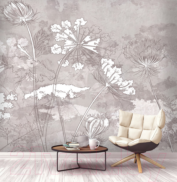 Изображение товара Фотообои листовые Vimala Полевые цветы 2 (270x300)