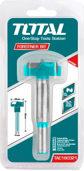 Изображение товара Сверло TOTAL TAC180321