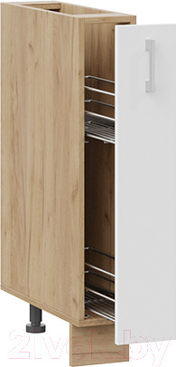 Изображение товара Шкаф карго ТриЯ Габриэлла 1Н15К (дуб крафт золотой/сноу)