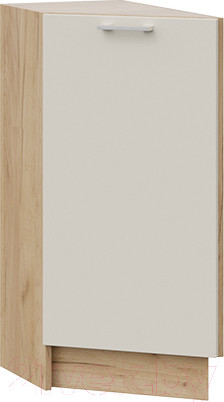 Изображение товара Шкаф-стол кухонный ТриЯ Габриэлла 1Н3Т (дуб крафт золотой/крем)