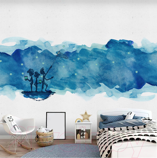 Изображение товара Фотообои листовые Vimala Волшебные светлячки (270x400)