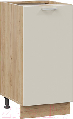 Изображение товара Шкаф-стол кухонный ТриЯ Габриэлла 1Н4 (дуб крафт золотой/крем)