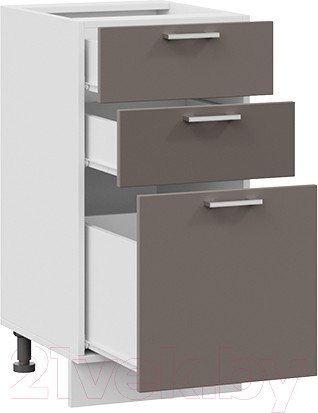 Изображение товара Шкаф-стол кухонный ТриЯ Габриэлла 1Н4Я3 (белый/муссон)