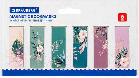Изображение товара Набор закладок Brauberg Tropics / 113172 (12шт)
