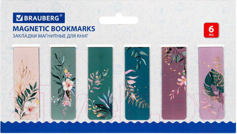 Изображение товара Набор закладок Brauberg Tropics / 113172 (12шт)