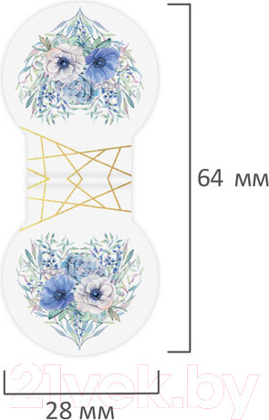Изображение товара Набор закладок Brauberg Flowers / 113168 (6шт)