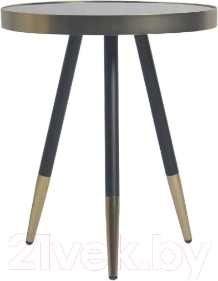 Изображение товара Журнальный столик Bergenson Bjorn Hedda / TAI-HD-TBL-MTMRB-GLD-40 (черный/матовое золото)