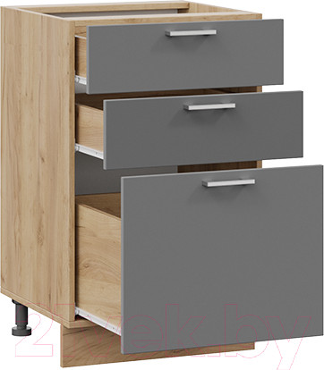 Изображение товара Шкаф-стол кухонный ТриЯ Габриэлла 1Н5Я3 (дуб крафт золотой/титан)