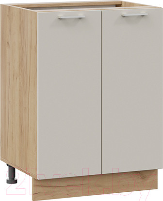 Изображение товара Шкаф-стол кухонный ТриЯ Габриэлла 1Н6 (дуб крафт золотой/крем)