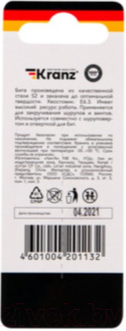 Изображение товара Бита Kranz Torx KR-92-0430-1