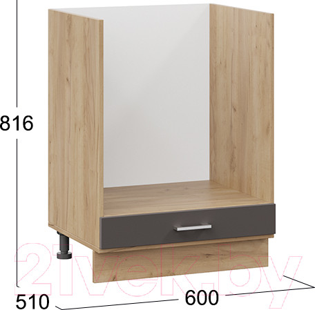 Изображение товара Шкаф под духовку ТриЯ Габриэлла 1Н6Б (дуб крафт золотой/муссон)