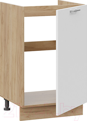 Изображение товара Шкаф под мойку ТриЯ Габриэлла 1Н5М (дуб крафт золотой/сноу)