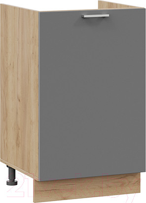 Изображение товара Шкаф под мойку ТриЯ Габриэлла 1Н5М (дуб крафт золотой/титан)