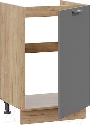 Изображение товара Шкаф под мойку ТриЯ Габриэлла 1Н5М (дуб крафт золотой/титан)